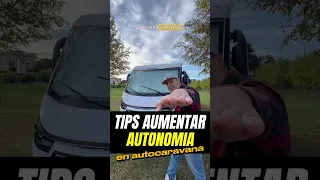 🔴Secrets to improve the autonomy of your motorhome 🚐 #autocaravana #campervan #caravana