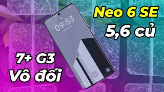 Realme GT Neo 6 SE ra mắt giá 5,6 triệu VÔ ĐỐI trong tầm giá! Snap 7+ Gen 3, IP65, 5500 mAh, 100W…