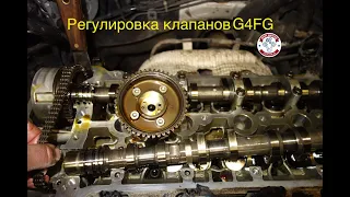 Проверка и регулировка зазоров клапанов G4FG Hyundai i30, диагностика грм.