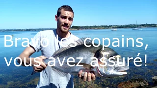 Session dans le 29 avec les copains, grosses daurades royales (4.850kg)  au rendez-vous!!!