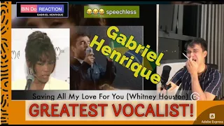 React To SAVING ALL MY LOVE FOR YOU  🇧🇷 Gabriel Henrique for the first time - "undeniable talent"