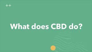 What does CBD do?