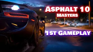 Asphalt 10 Master 1st Gameplay 🔥(@infotainmentexperts9547 )#gamer #new #gamon #asphalt9ro