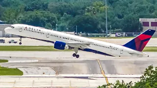 1 HR Watching Airplanes, Aircraft Identification | Orlando Airport Plane Spotting [MCO/KMCO]