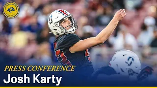 Josh Karty On Why He’s Excited To Join The Rams & What He Hopes To Contribute As A Kicker