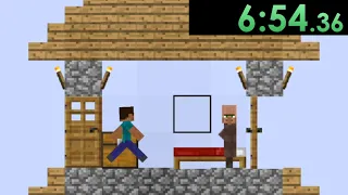 i speedrun 2d minecraft