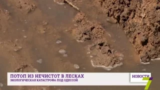 Экологическая катастрофа под Одесской: потоп из нечистот в поселке Лески