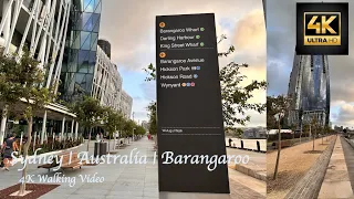 Sydney | Australia | Barangaroo | Walking tour | 4K 60 fps