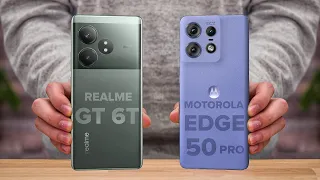 Realme GT 6T Vs Motorola Edge 50 Pro || Full Comparison ⚡ Which one is Best?