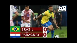 Brazil vs Paraguay 0-0 - Resumen y Goles All Goals & Extended Highlights 27/06/2019 HD