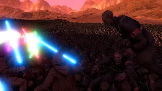 300 Jedi vs 20000 Nazi Zombies - Ultimate Epic Battle Simulator