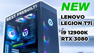 NEW $2400 Lenovo Legion T7i PC FULL Review - i9 12900K RTX 3080!