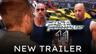 FAST & FURIOUS 11 Trailer 4 (2025) Vin Diesel, Cody Walker, Dwayne Johnson | Fast X Part 2| Fan Made