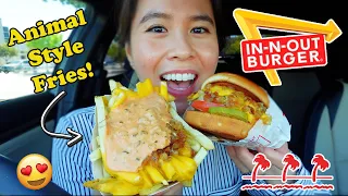 IN-N-OUT MUKBANG! (Animal Style Burger & Fries) 🍔🍟 + Starbucks Coffee ☕️