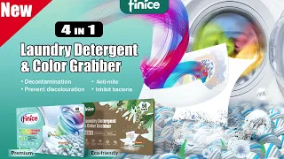 8x cleaning power multipurpose solid enzyme laundry detergent sheets with color grabber Free sample