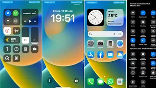 Tema iOS 16 untuk OPPO ColorOS 5