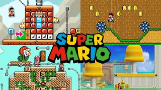 All 3D Super Mario FIRST LEVELS Remade in Super Mario Maker 2
