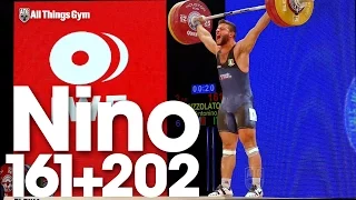 Antonino Pizzolato 161kg Snatch 202kg Clean & Jerk 2015 World Weightlifting Championships