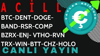 CANLI YAYIN - BİTCOİN ve ALTCOİN GÜNCEL ANALİZ