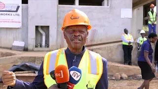Gen. Wilson Mbadi inspects construction of new ship