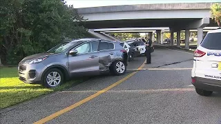 Girl takes mother's SUV on joyride, crashes into BMW