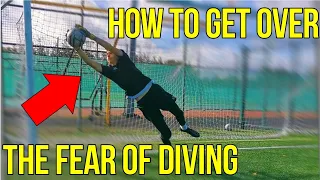 How To Get Over The Fear Of Diving For Goalkeepers - Goalkeeper Tips and Drills - Dive Tutorial