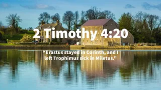 Men Bible Study - 2 Timothy 4:20