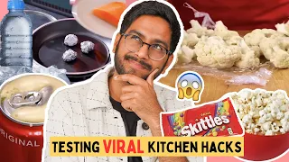 TESTING *VIRAL* INTERNET HACKS | WEIRDEST KITCHEN HACKS EVER😂😂 TESTED BY SHIVESH