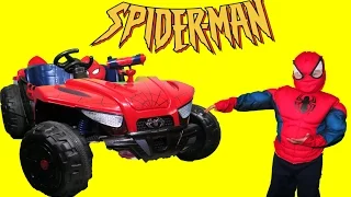 Spiderman Battery-Powered Ride On | spiderman costume unboxing| spider man baby