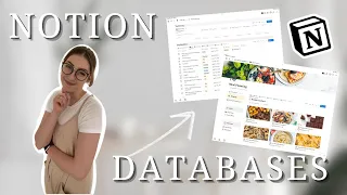✨ Notion Databases (& what you NEED to know in 2023!) | relations, rollups, & database views