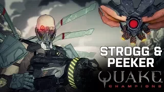 Quake Champions — видеоролик о чемпионе Strogg & Peeker