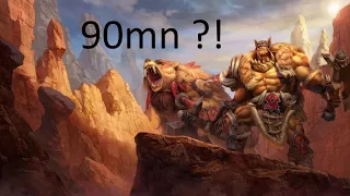 Can you finish Rexxar campaign (normal) in less than 90mn?