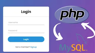Signup and Login System with PHP and Mysql | PHP Authentication | 2024