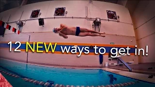 12 NEW ways of getting in a swimming pool