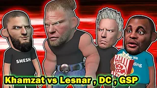 Khamzat wants Brock Lesnar , GSP & DC