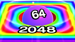 BALL RUN 2048 — 😵‍💫 2x2=64