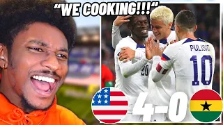 PUT SOME RESPECT ON OUR NAME!!! 😈 | USA 4-0 Ghana Reaction