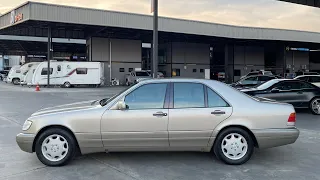 เหลือเชื่อ Benz S-Class S280 W140 ปี 1994 มือเดียว ไมล์ 4xx