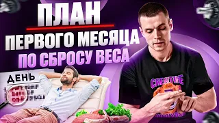 План по сбросу веса. Первый месяц.