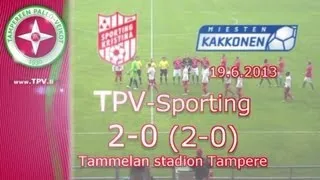 TPV-Sporting 2-0 (2-0) 19.6.13 Kakkonen läntinen maalikooste