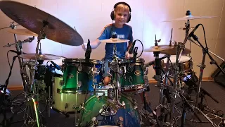 Morning Dance - Spyro Gyro - Drum Cover . Daniel Gortovlyuk 10 year old Drummer .