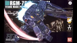 Bandai Gunpla HGUC 1/144 GM Quel (UC/Adance of Z) Review
