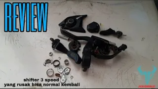 Review perbaikan shifter shimano 3 speed yang rusak..(ini yg lebih detail)