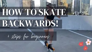 How To Roller Skate Backwards | Rollin' With Kate