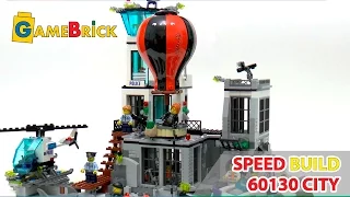 LEGO speed build review city 60130 PRISON ISLAND