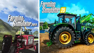 Farming Simulator 11 vs 13 vs 15 vs 17 vs 19 vs 22 vs 25? | ALL Farming Simulator games comparison