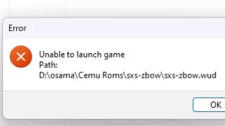 How to Fix Cemu Error "Unable to launch game"