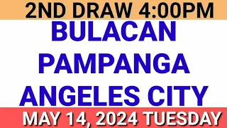 STL - BULACAN,PAMPANGA,ANGELES CITY May 14, 2024 2ND DRAW RESULT