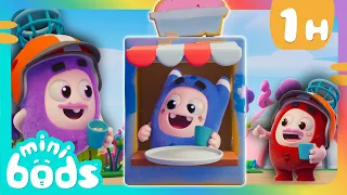 Pogo's Ice Cream Store 🍦 New Minibods Cartoons🌈 | Moonbug Kids After School