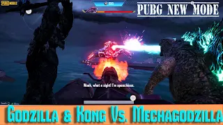 Godzilla🦖and Kong🦍Vs Mechagodzilla🔥New Mode😱PUBG Mobile🔥TITANS LAST STAND🚁Godzilla and Kong saved😍us